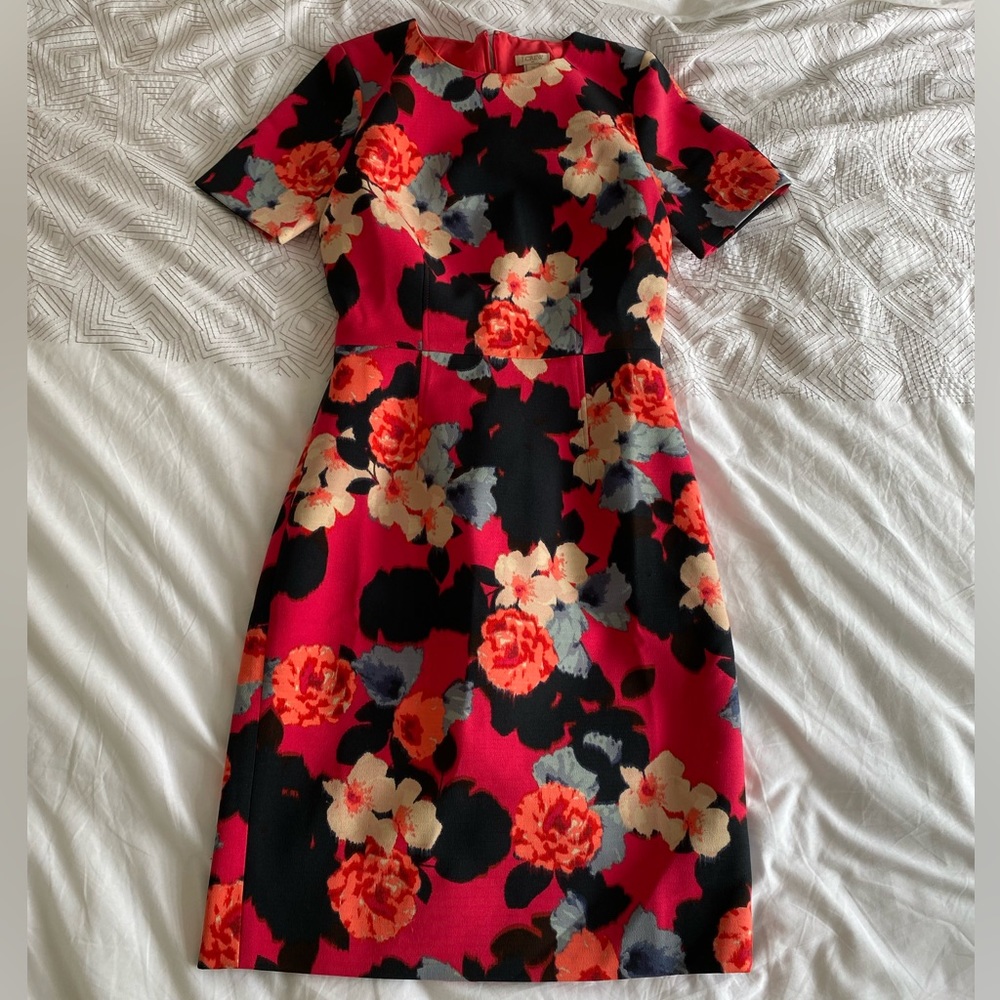 J. Crew - Pink Floral Dress - Size 00 - Excellent Condition